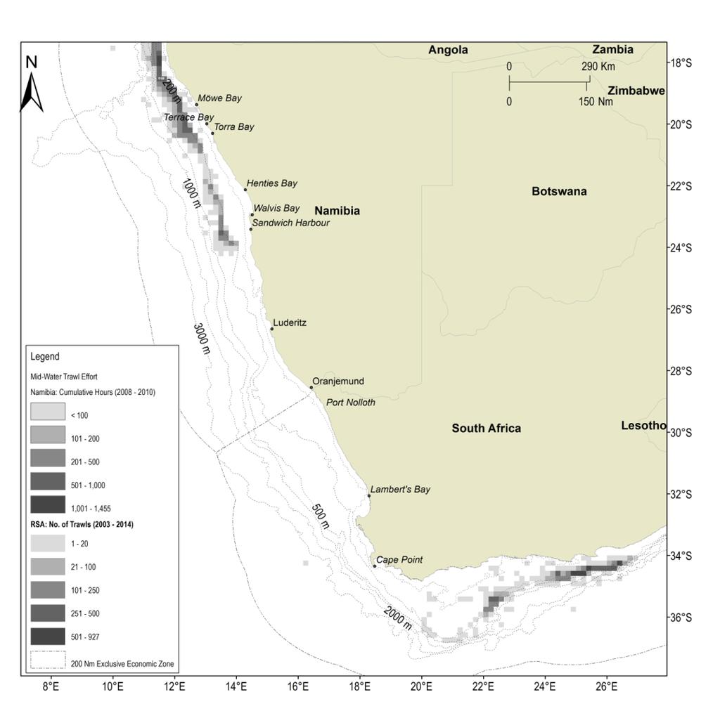 Horse Mackerel Fishery in Namibian waters Stock Structure and Species in the Benguela and Agulhas Ecosystems Namibia exploits the same species of horse mackerel as South Africa although there are