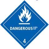 14. Transportation Data Hazardous: Hazardous as powder only. Hazard Class: 4.3 Substances which, in contact with water produce flammable gas.