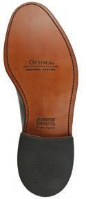 OPTIM COMFORT SYSTEM DESIGN ENGINEERED COMFORT-TECHNOLOGY SHOCK-BSORBING BRETHBLE CUSHIONED LETHER OUTSOLE 1 BRETHBILITY 2 SUPPORT 3 DURBILITY 4 GOODYER WELT