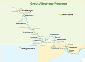 Allegheny Passage and C&O Canal trails) 800,000 Trips