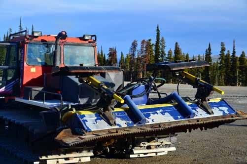 (with 2 automatic track-setters), and to expect some experimentation during the early part of the season while Lost Trail employees learn the trail system.