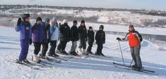 Lessons Ski Lessons Mogul Mites and Meisters Introduce your child to skiing in a positive and FUN way! Small class sizes (max. of 6) are designed to provide individual attention to your child.