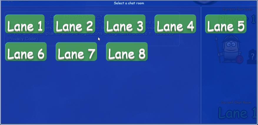 To begin a lane chat: On the StelPad, the desired lane number open the