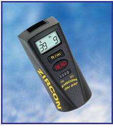 then bounced back from the object it is measuring the distance from. A photo of the actual product can be seen below: Figure 10: Zircon Sonic Measure This height sensor has a range from 2 to 44 ft.