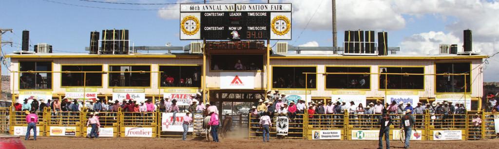 DEAN C. JACKSON MEMORIAL ARENA SPONSORSHIP SCOREBOARD...$6,500.00 Scoreboard Ribbon Ad [1] 48 x 72 Banner in Rodeo Arena Rodeo Scoreboard Marquee. & Meal ANNOUNCER...$6,000.00 Midway Announcement.