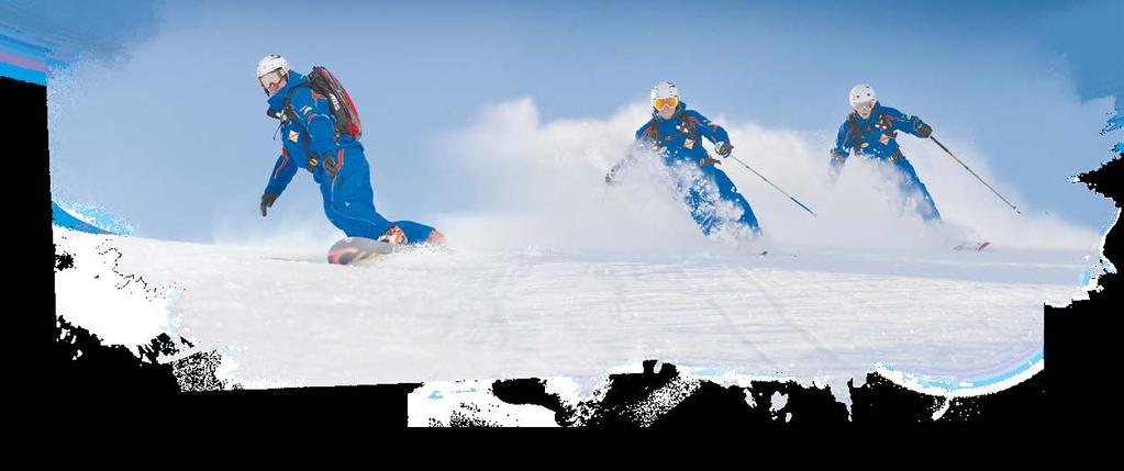 SKI AND SNOW- BOARD COURSES IN GROUPS OR PRIVATE Group courses ski Experienced ski instructors lead you safely through our courses.