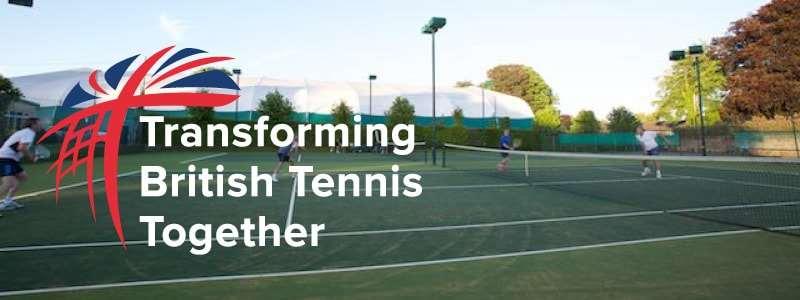 TRANSFORMING BRITISH TENNIS TOGETHER Transforming British Tennis Together, a new 125 million funding scheme, is the largest and most exciting capital investment programme the LTA has ever launched.