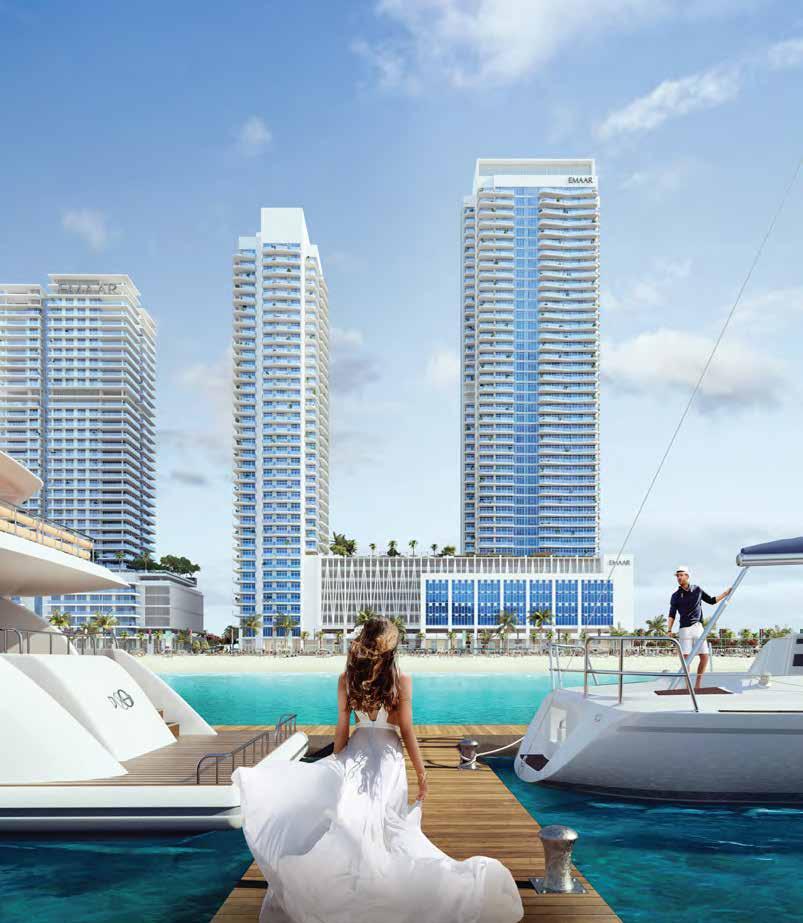 A S A N C T U A R Y O F E S C API S M Marina Vista occupies the most prestigious location. It s one of the first residences at the entry point to the island and nearest to Dubai Marina.