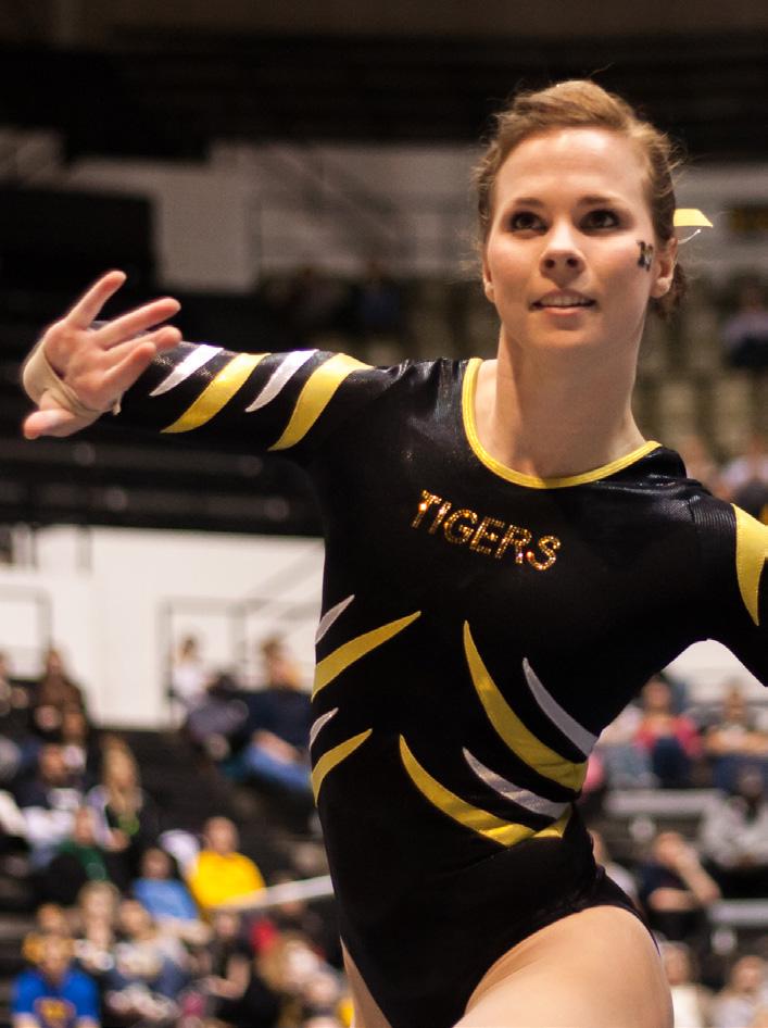 Briana Conkle Junior Has competed on bars, beam and floor in all but one Missouri meet this season. Established new career-high on bars (9.850) and a then personal best on beam (9.725) vs.