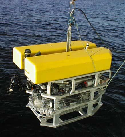 ROV AGLANTHA The Remotely Operated Vehicle Aglantha is equipped with 4 black and white video cameras, one analogue colour video camera and one high definition digital camera.