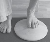 B) Activation of Foot Lateral Arch (FLA) This exercise is done over the convex part of the Pro-Pedes to activate the lateral arch (counteracts the splayfeet) FLA 1: Activation of lateral of