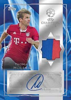 Kits of Class Memorabilia Card Autograph Memorabilia Card 2016/17 Topps UEFA Champions League Showcase will debut an array of new content, including two memorabilia subsets and additional