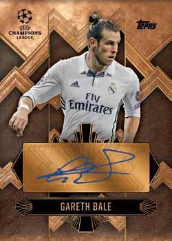 AUTOGRAPH CARDS Champions League Autographs Autograph cards featuring elements from the elegant base card design. Gold Parallel: sequentially numbered.