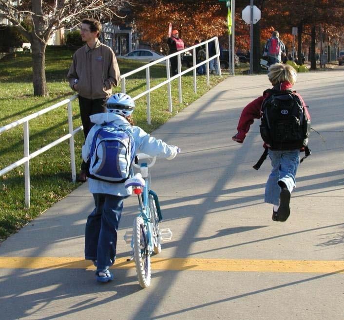 Safe Routes to School programs Make walking and bicycling safe ways