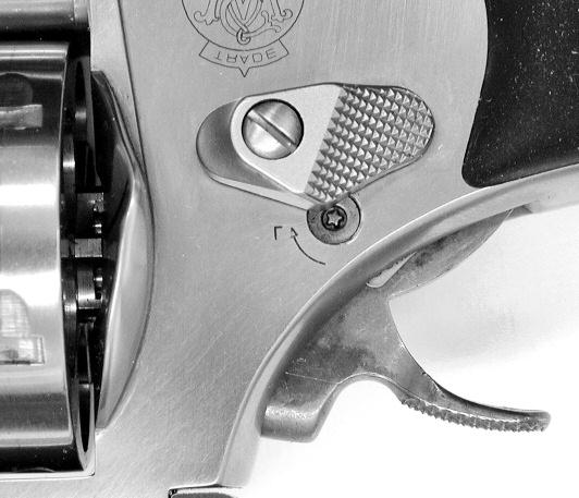 INTERNAL LOCK MECHANISM An internal lock mechanism was added to revolvers during 2001/2002.