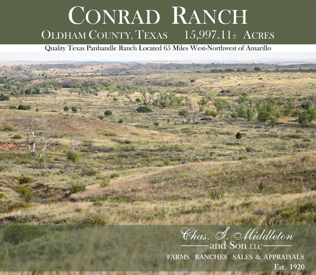 in the Western Texas Panhandle. Access to the ranch is provided by a graded road.