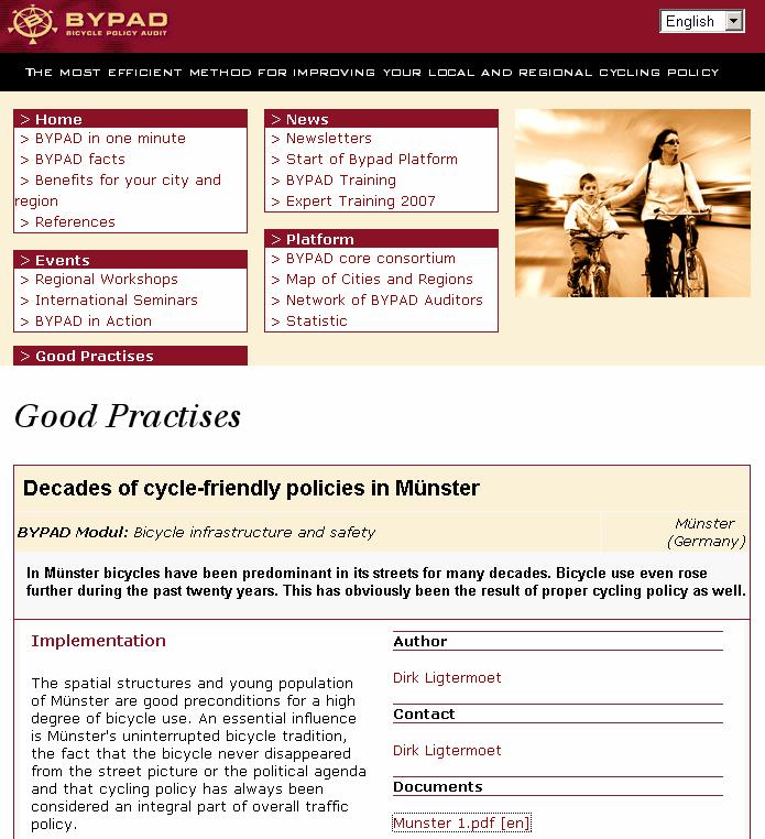 Public: Database of Good Practice Examples from