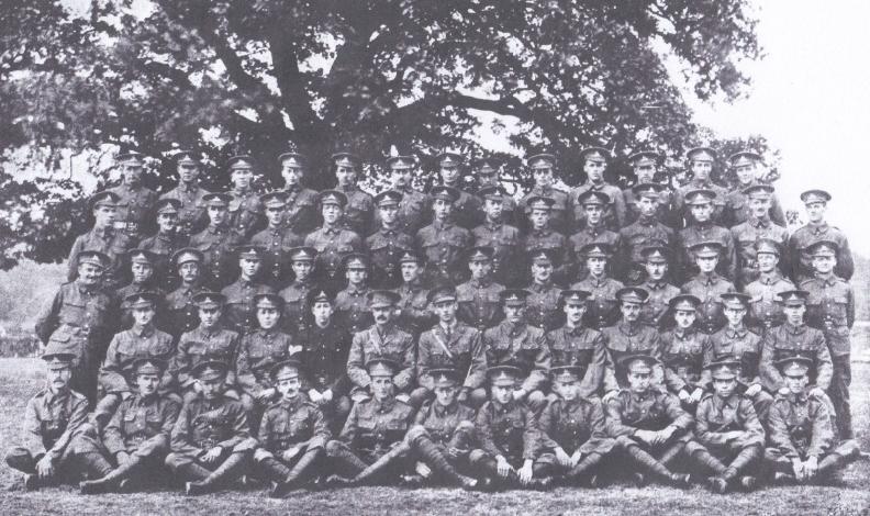 Figure 1: 14 th (Service) Battalion Royal Warwickshire Regiment.
