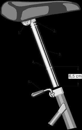 Assembly / Adjustment Handlebar adjustment If you must change the handlebar position, unscrew the expander bolt about 5 mm, see Fig: Handlebar adjustment.