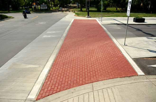 BENEFITS TRADE OFFS EXAMPLE Curb Extensions Localized speed reduction Reduced crossing