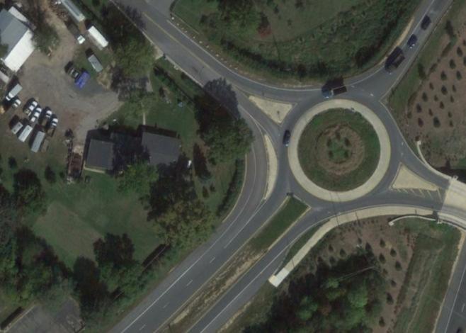 Right-Turn Bypass Lanes Not to be Counted as Exit Lanes Right-Turn Bypass Lane Should Not be Counted as an Exit Lane One Exit Lane Image Source: Google Earth, 20