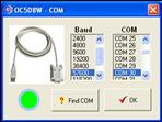 Program OC508W installation and Start A simple program OC508W for controlling the calibrator OC508 from a PC is part of the
