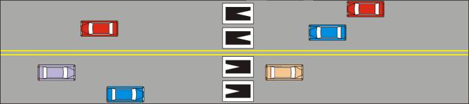 Speed cushion dimensions are about 7' wide, 10' long and 3" tall. Most passenger vehicle axle widths are around 6', so they cannot straddle speed cushions as emergency vehicles do.