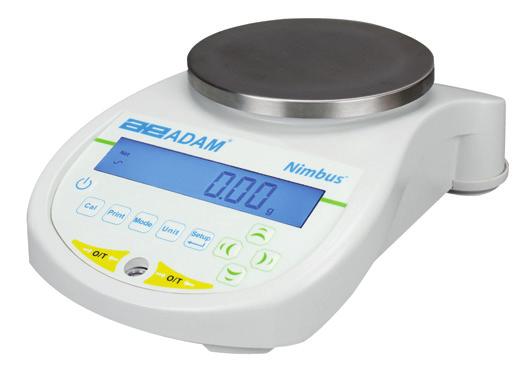 The weighing system is fabricated using hardened materials, helping the Nimbus tolerate rigorous laboratory use.