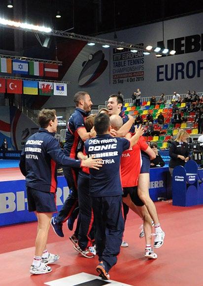 24 #ITTFWorlds2016 Team Austria was on the rise in 2015, winning its first European
