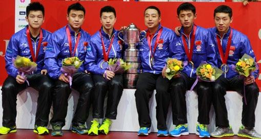 2014 WTTTC CHAMPIONS Men s Team - (L-R: Fan Zhendong, Wang