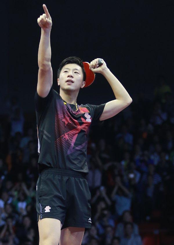 's MA Long ruled table tennis in 2015.