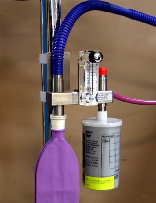 Hallowell EMC Vacuum / Scavenging Interface For use in veterinary medical applications only.