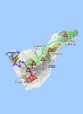 Tenerife, the largest of Spain s Canary Islands. Our ingeniously linked routes take in all the most beautiful climbs on the island and take you into each corner to explore.