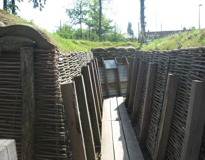 Part 4 is a series of reconstructed trenches.