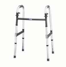 Invacare Paddle Walker Features Composite lower side brace stiffens walker frame and adds stability Folding mechanisms are easy to reach from a seated position Lighter and easier to lift and maneuver