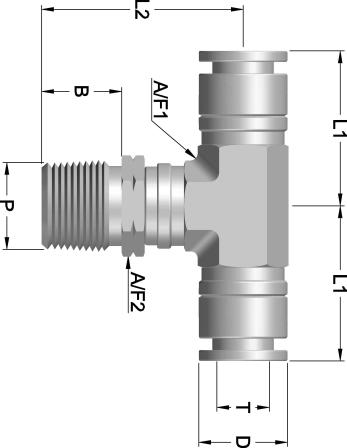 Stainless Steel ush-in-fitting IF - aper Male Swivel ranch ee (IFMS) MERIC ube to Male S pipe thread HREA IMENSIONS IN MIIMEERS 1 2 25.6 IFMS - 4-125R S 29.3 IFMS - 4-250R 26.8 IFMS - 6-125R S 30.