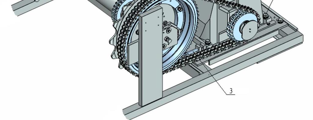 shown. The connection to the escalator main shaft is accomplished with a space saving involute spline coupling.