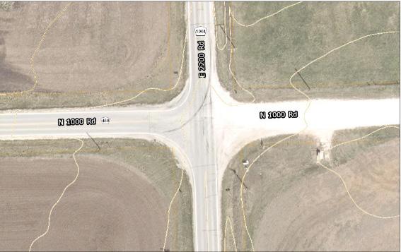 N 1000 Rd & 2200 Rd 1 of 6 Rural Adjacent Roadway Feature: N/A Special Roadway Use: Agricultural Non-ADA Sidewalk Ramps: N/A Traffic Signal: No Intersection Approach without Vehicle Detection: N/A
