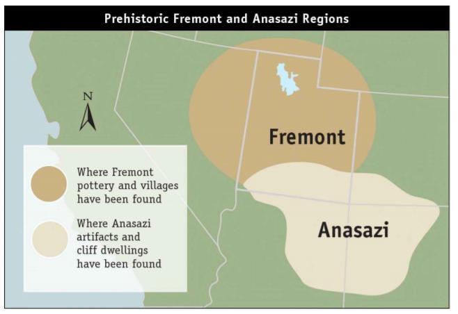 The Anasazi Up until about 1300-1400 CE, the two
