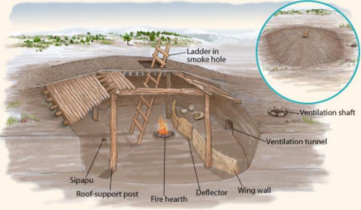 Anasazi Dwellings As shown before, the Anasazi were expert pottery makers.