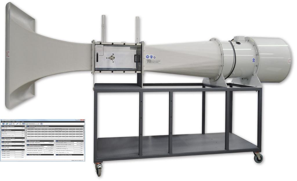 aerodynamics AF1300 TecQuipment s AF1300 Subsonic Wind Tunnel.