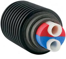 Pre-insulated piping systems Ecoflex thermal twin pipes Ecoflex thermal twin pipes are designed for fluid transfer in heating and cooling applications.