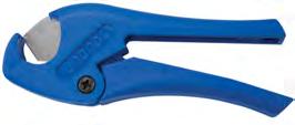 Tube handling Tube cutters Tube cutters Metal tube cutters cut up to 1" PEX tubing. Plastic tube cutters cut up to 1" PEX.