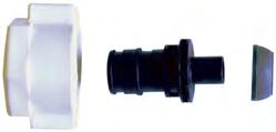PEX plumbing systems ProPEX adapters PEX plumbing systems ProPEX EP swivel closet adapters ProPEX swivel faucet adapters ProPEX EP swivel closet adapters (with plastic nut) connect 1 2" Uponor