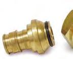 4" A2133275, 1" A2123210) Threaded brass manifold straight adapter (R20 A4143220, R25