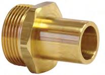 Radiant and hydronic piping systems Brass manifold combination adapter/fitting adapters Brass manifold adapters allow either a straight copper pipe or a copper fitting adapter to sweat to the brass