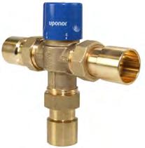 Hydronic valves and accessories Radiant and hydronic piping systems Thermal mixing valves thermostatically control water temperature ranges between 80 F (26.7 C) and 165 F (73.9 C).