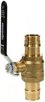 Thermal mixing valves A5402112 1' Thermal Mixing Valve with Union 1 A5400012 1" Union Replacement Gasket 3 ProPEX brass ball valves are a cost-effective alternative for radiant heating/cooling and