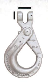 Crosby Grade 100 SHUR-LOC Hooks Forged Alloy Steel - Quenched and Tempered. 25% stronger than Grade 80.