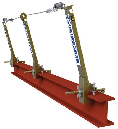 DBI/Capital Safety SecuraSpan Extremely lightweight and portable, these systems incorporate a modular, multi-base design that accommodates a wide range of steel and concrete beams.